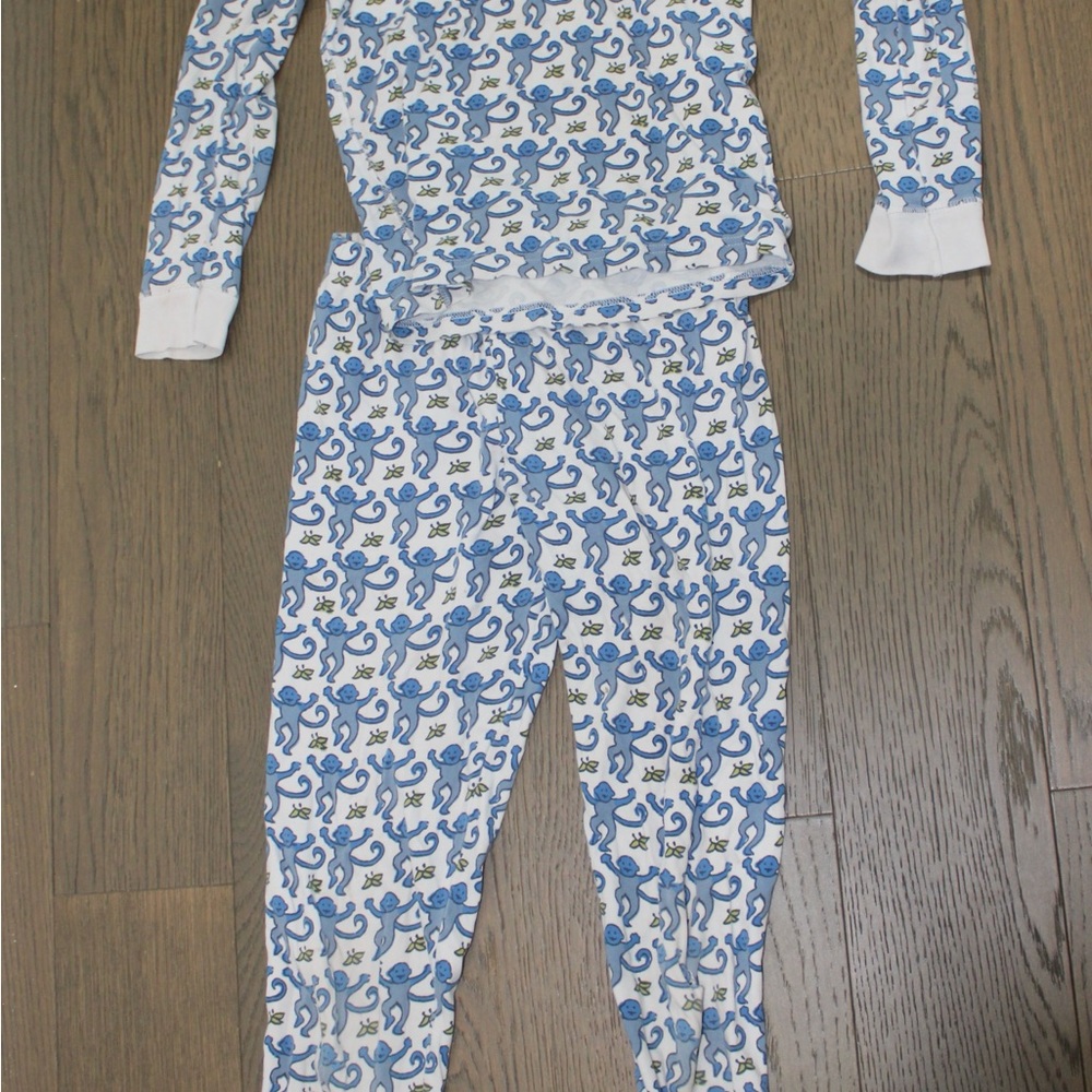 Roller Rabbit Blue and White Kids Pajamas